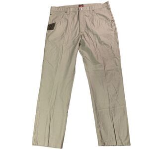 Wrangler Workwear Mens 40x32 Technician Pants Tan Khaki Relaxed Fit Cotton NWT‎